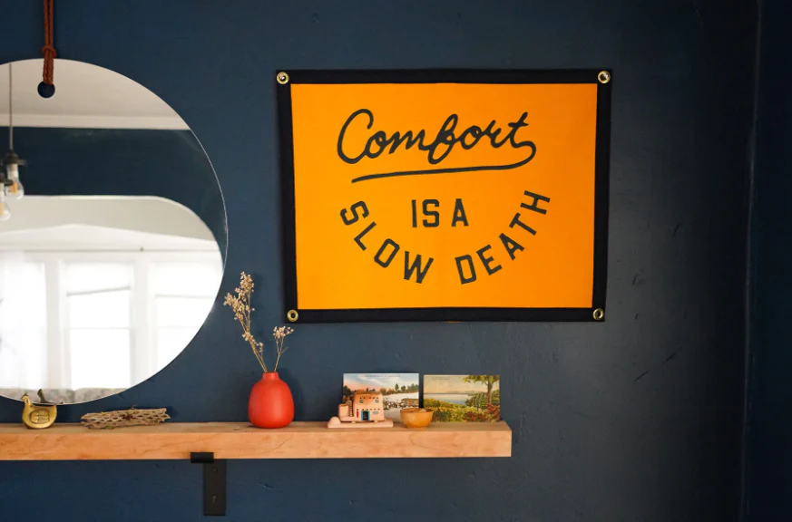 Comfort is a Slow Death Camp Flag - Image 3