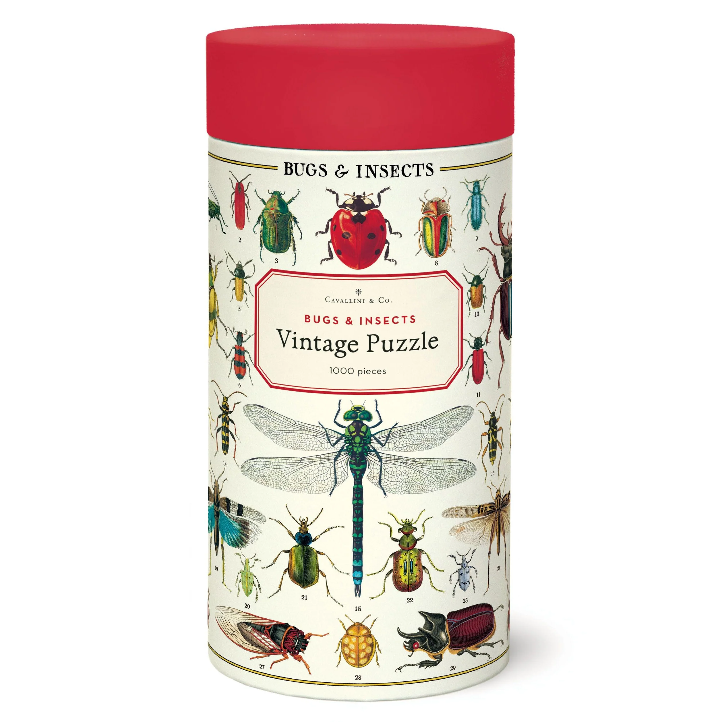 Cavallini & Co. 1000 Piece Puzzle - Bugs & Insects