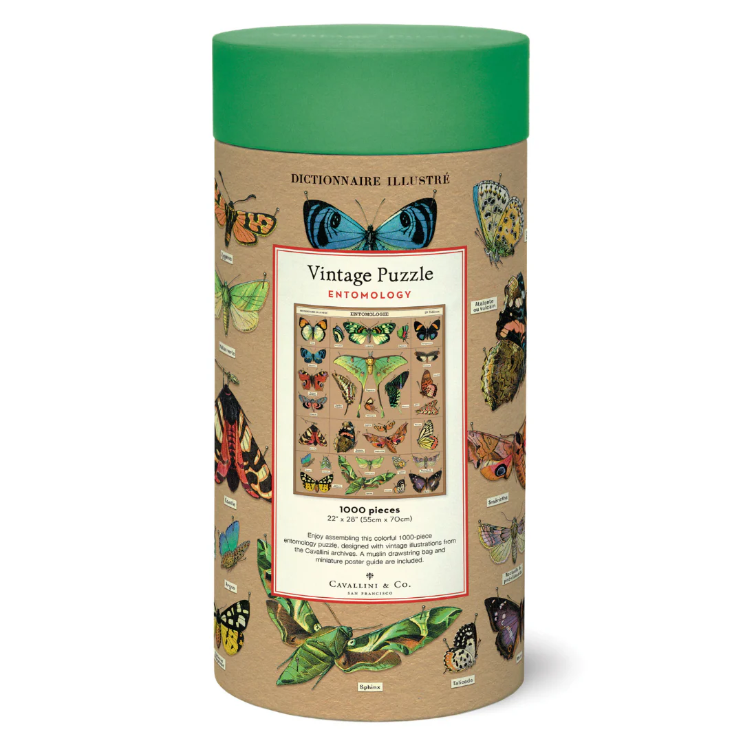 Cavallini & Co. 1000 Piece Puzzle - Entomology - Image 2