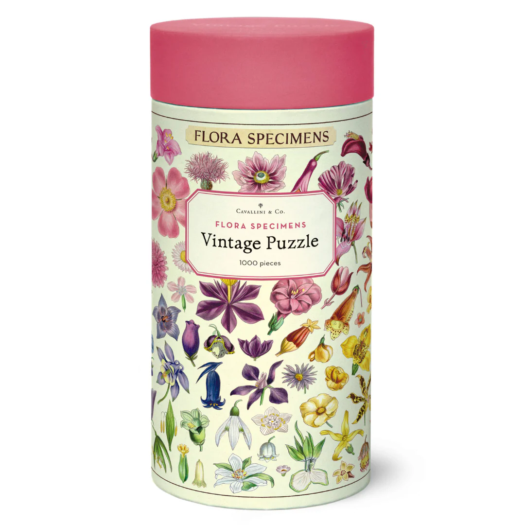 Cavallini & Co. 1000 Piece Puzzle - Flower Specimens