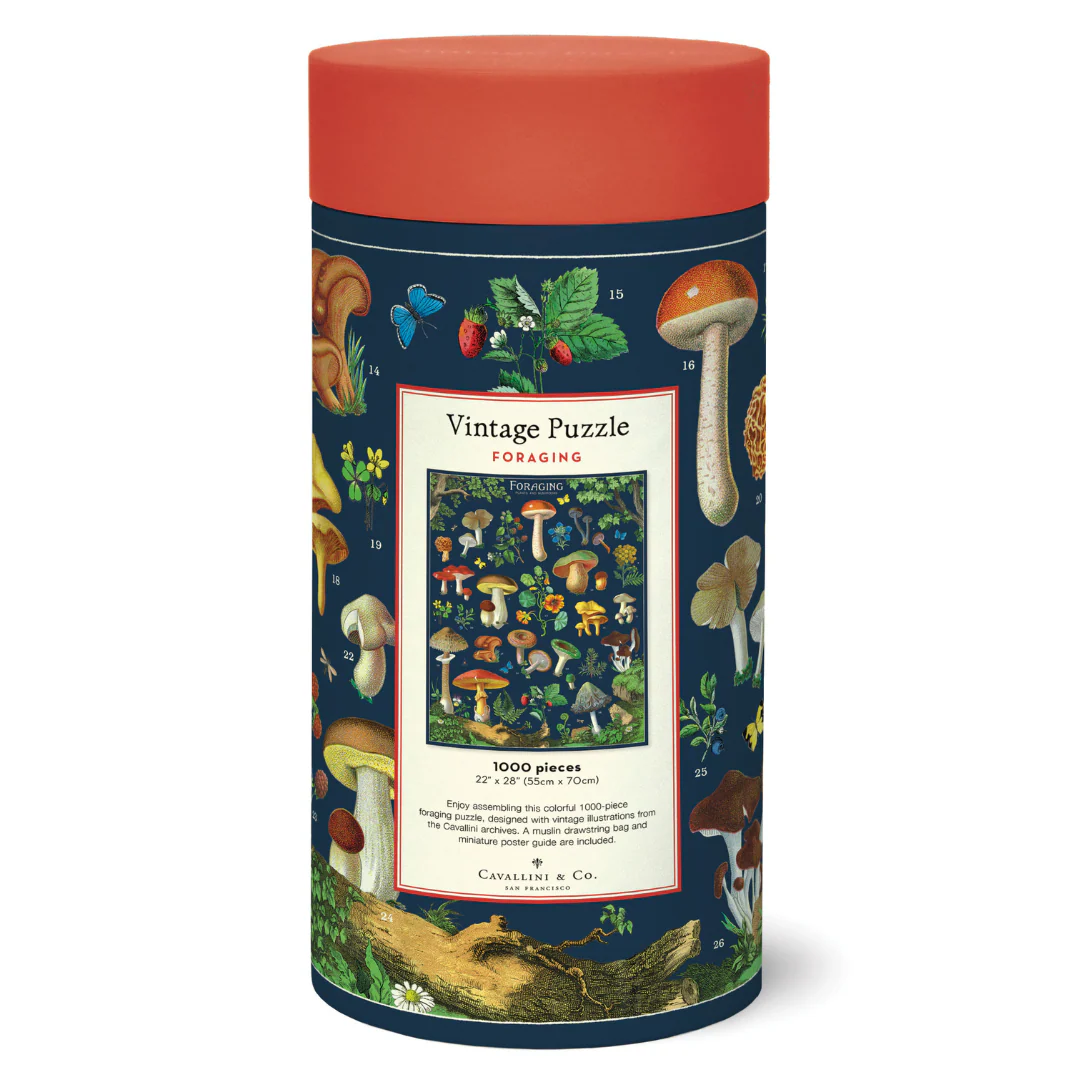 Cavallini & Co. 1000 Piece Puzzle - Foraging - Image 2