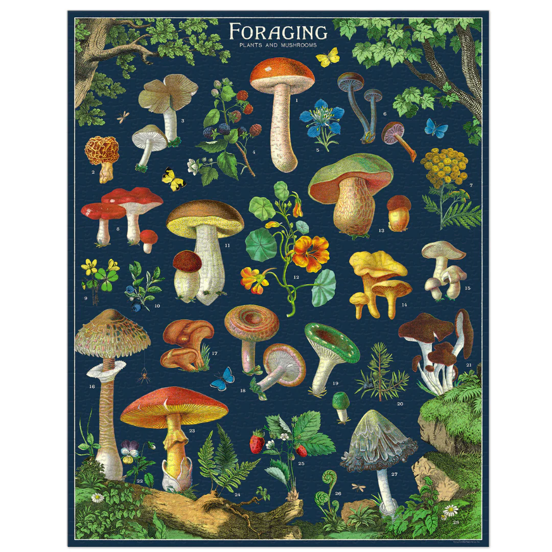 Cavallini & Co. 1000 Piece Puzzle - Foraging - Image 3