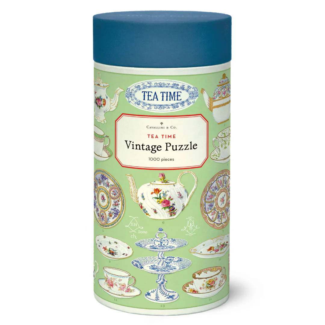 Cavallini & Co. 1000 Piece Puzzle - Tea Time