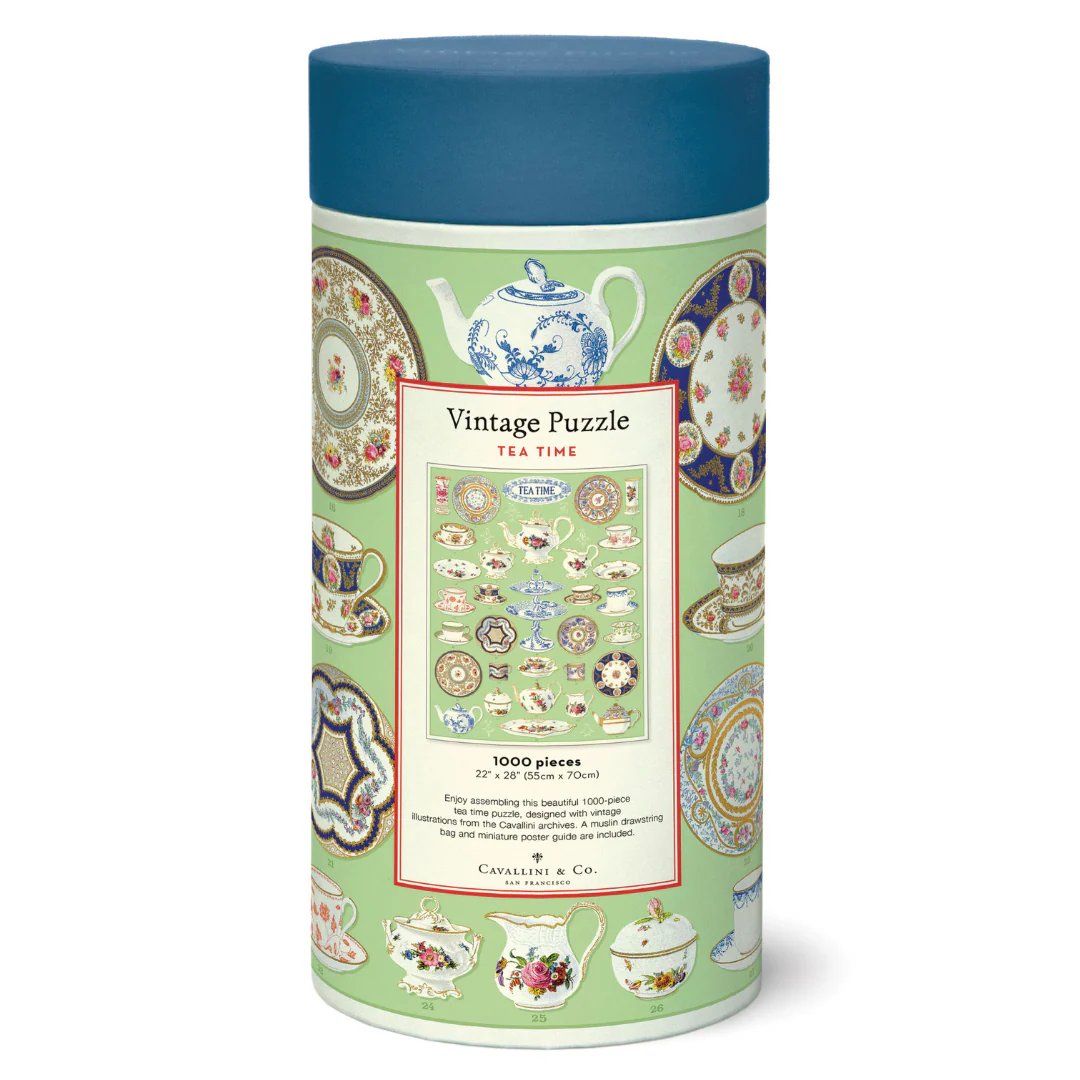 Cavallini & Co. 1000 Piece Puzzle - Tea Time - Image 2