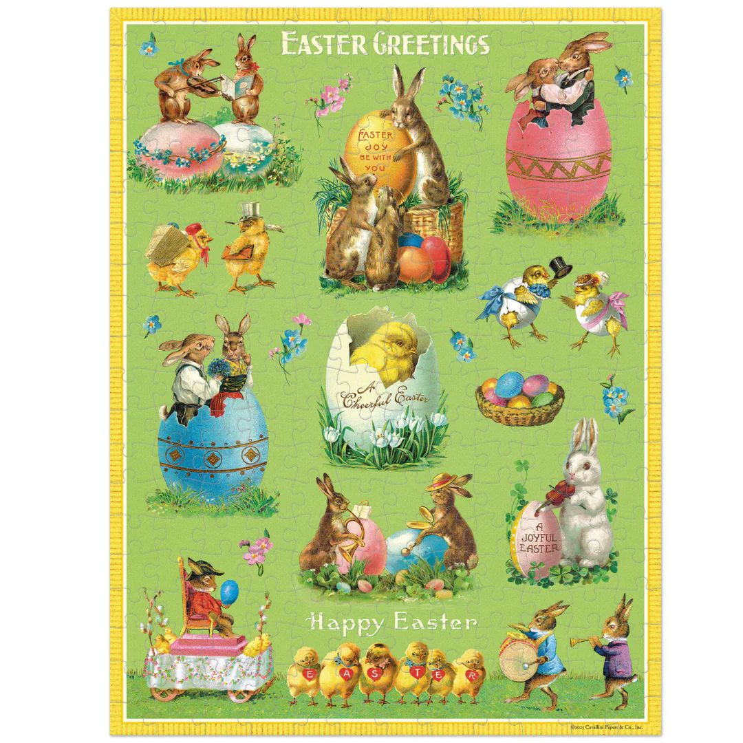 Cavallini & Co. 240 Piece Mini Puzzle - Easter - Image 3