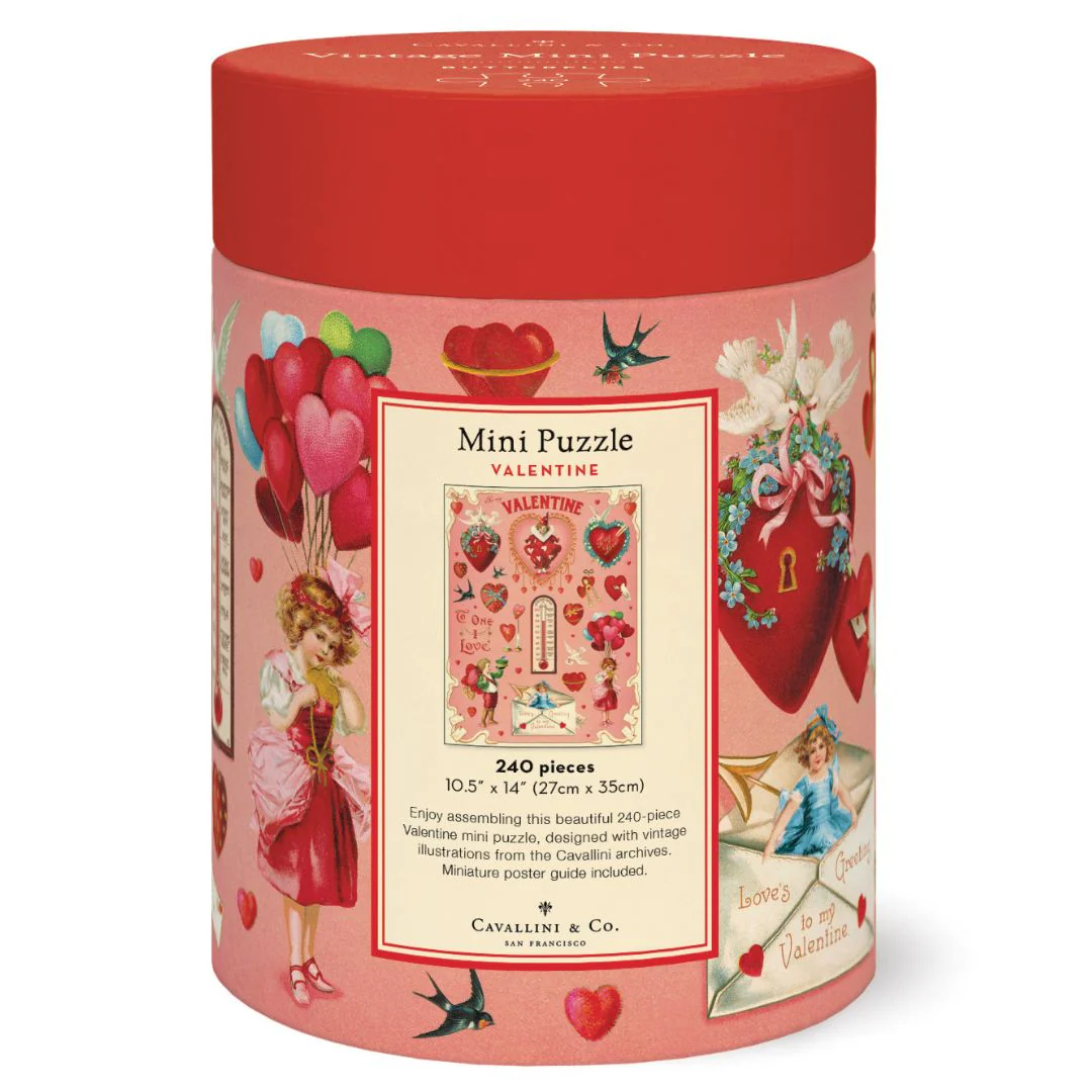 Cavallini & Co. 240 Piece Mini Puzzle - Valentines - Image 3