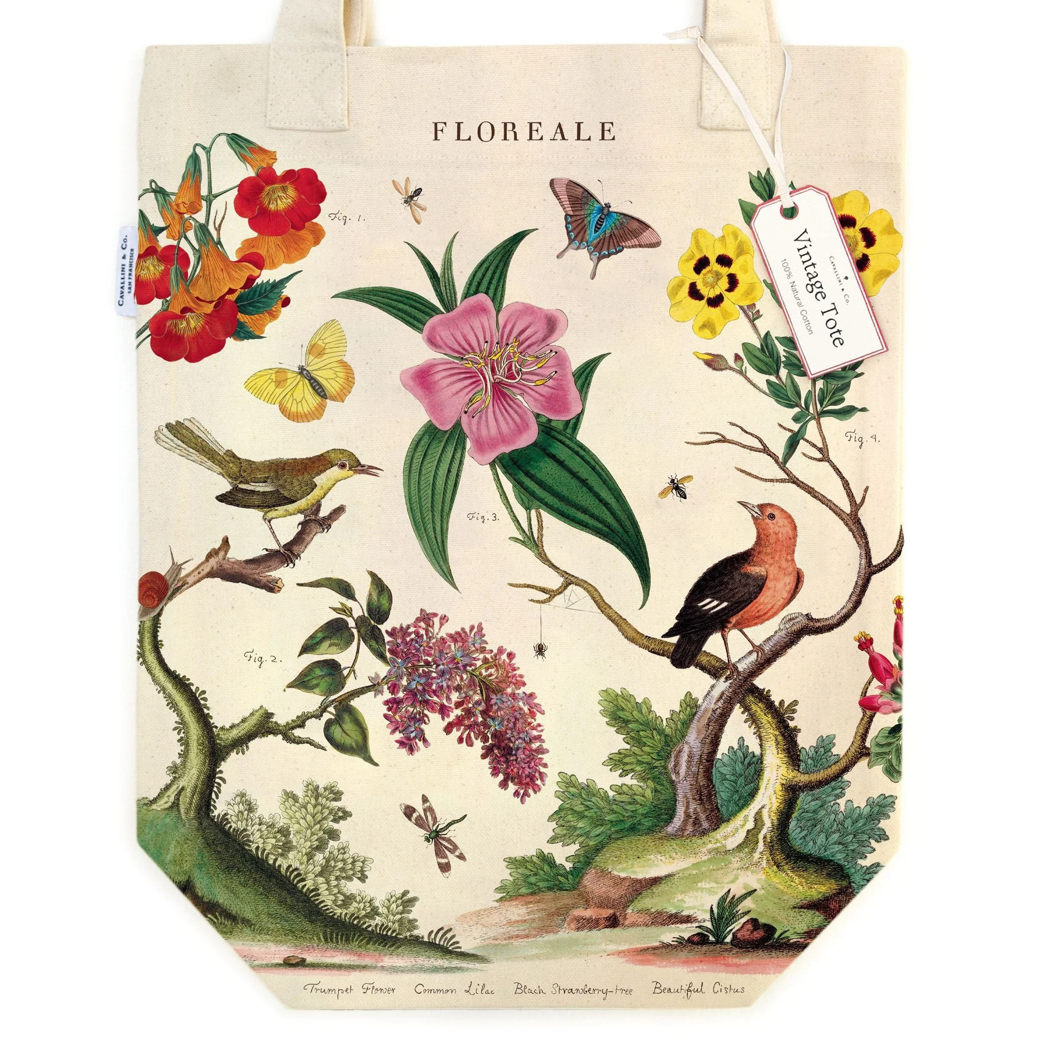 Cavallini & Co. Tote Bag - Floreale