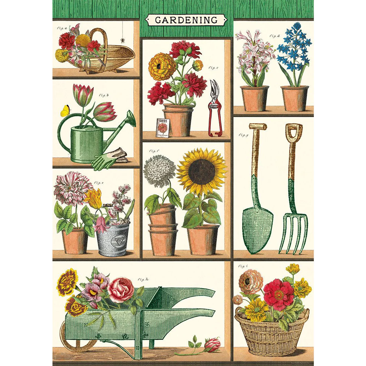 Cavallini & Co. Wrap - Gardening