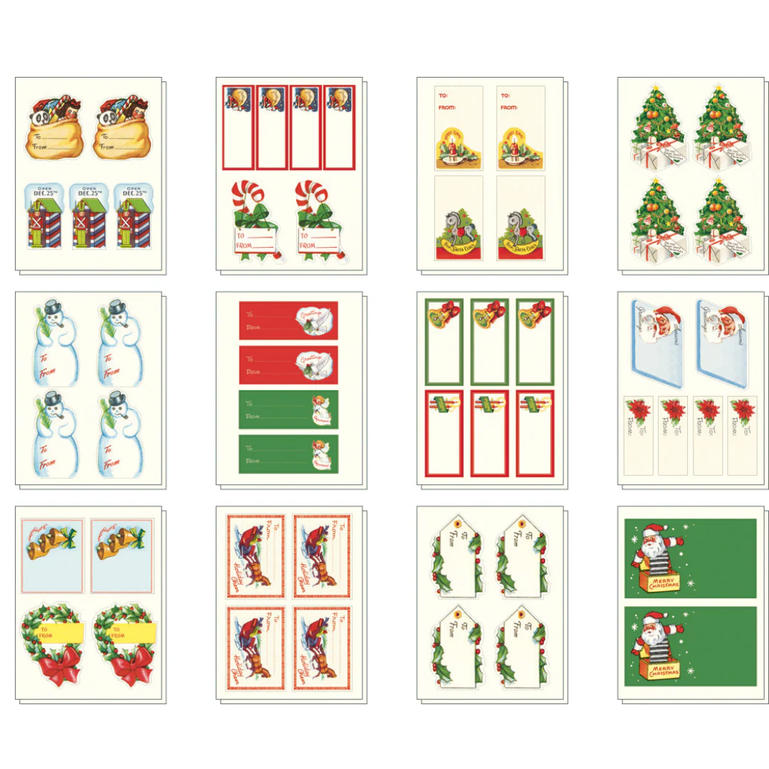 Cavallini & Co. Stickers - Vintage Christmas 2 - Image 2