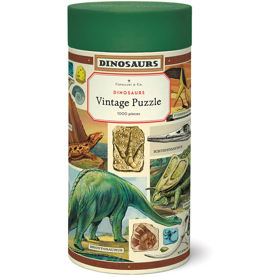 Cavallini & Co. 1000 Piece Puzzle - Dinosaurs