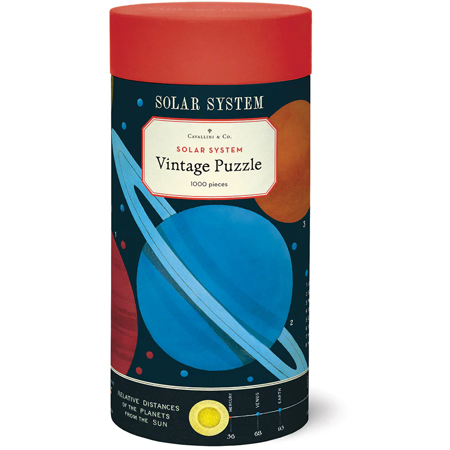 Cavallini & Co. 1000 Piece Puzzle -Solar System