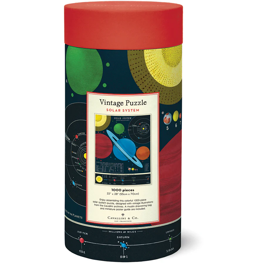 Cavallini & Co. 1000 Piece Puzzle -Solar System - Image 2