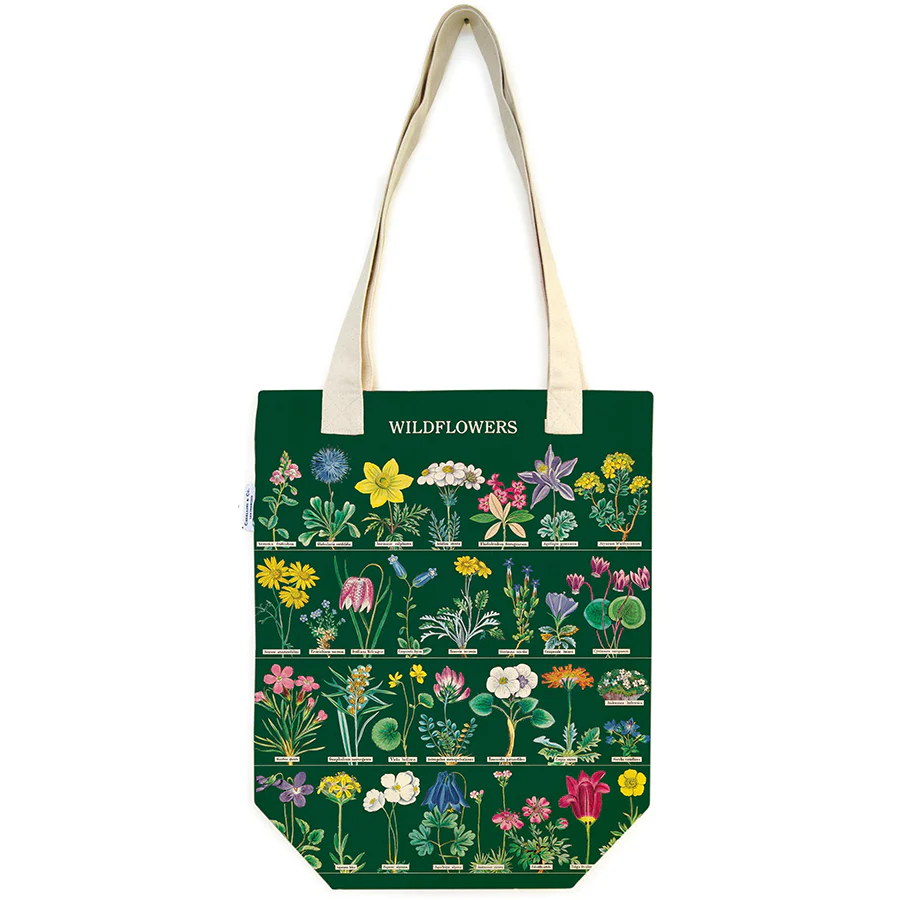Cavallini & Co. Tote Bag - Wildflowers 2 - Image 2