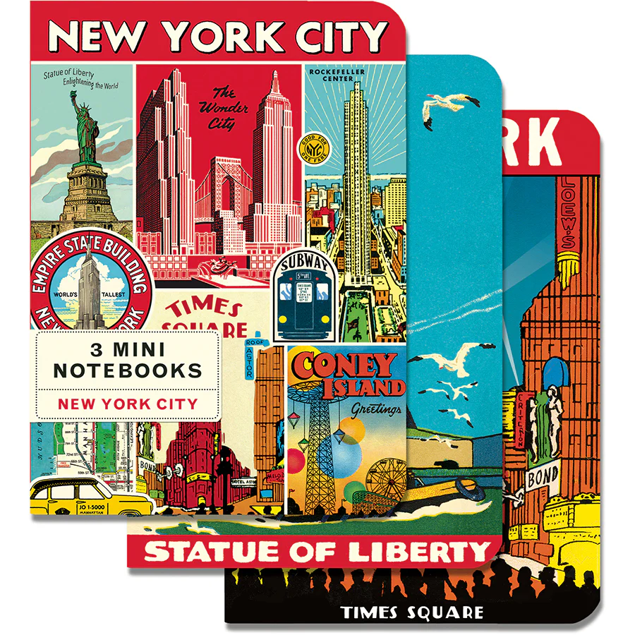 Cavallini & Co. 3 Mini Notebooks - New York City 2