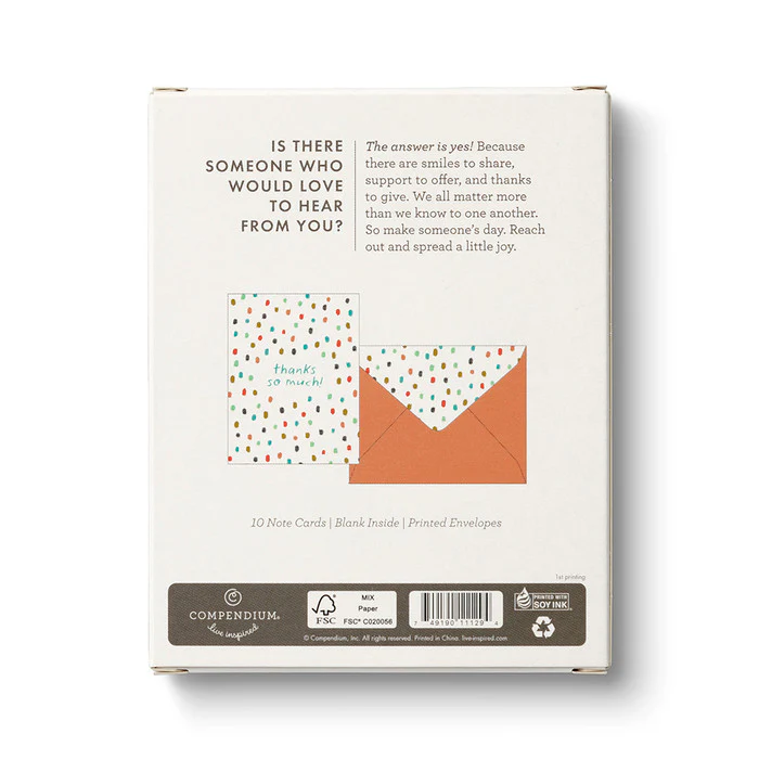 Confetti - Blank Thank You Note Cards - Image 5