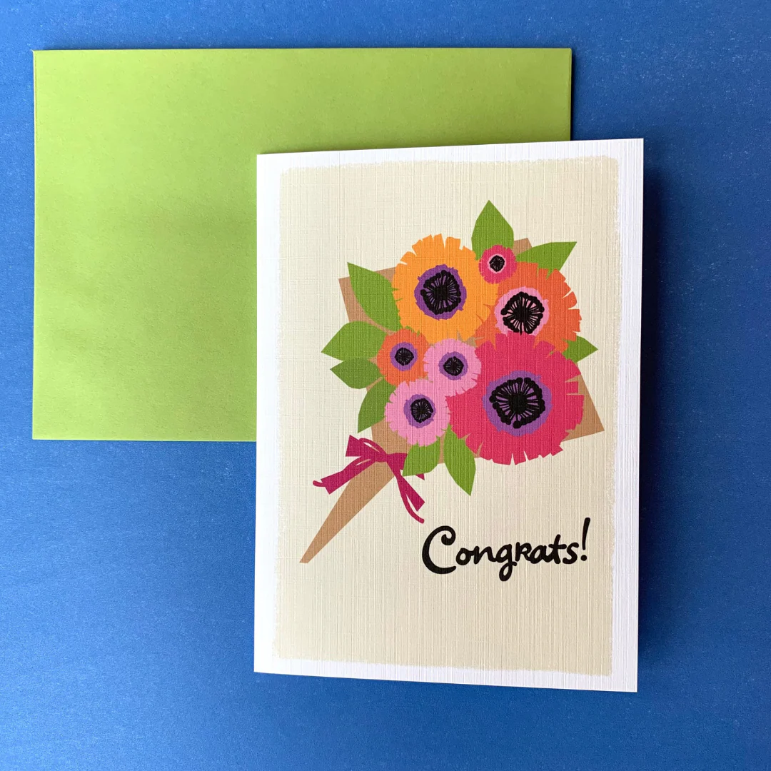 Congratulations Bouquet Card