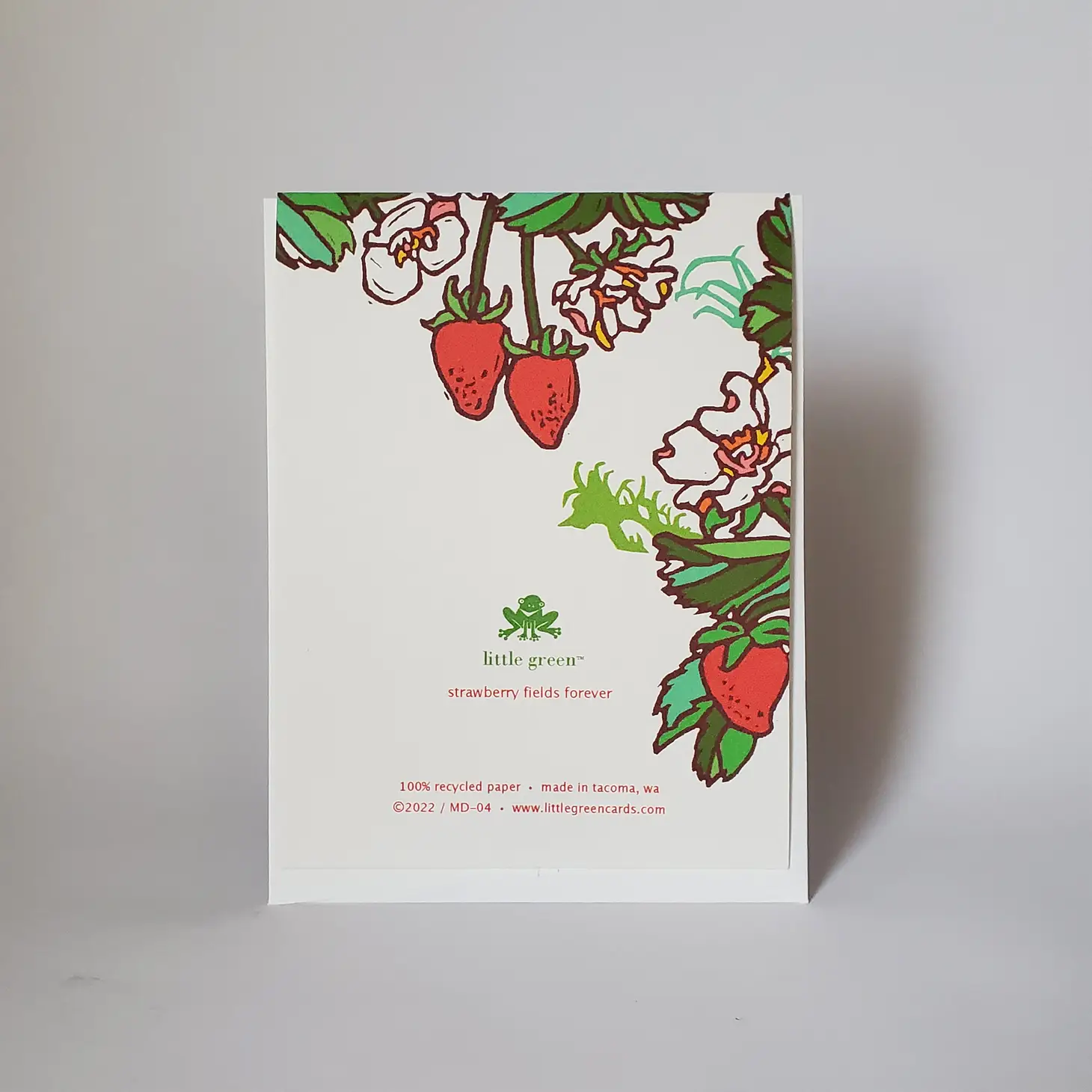 Congratulations New Mom Strawberry Picking Card - Image 3