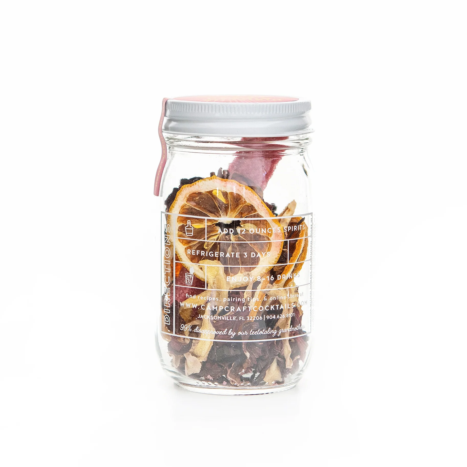 16 oz Hibiscus Ginger Lemon Cocktail Kit - Image 2