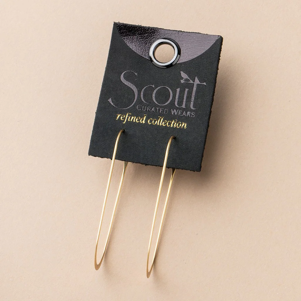 Refined Earring Collection - Cosmic Oval/Gold Vermeil - Image 3