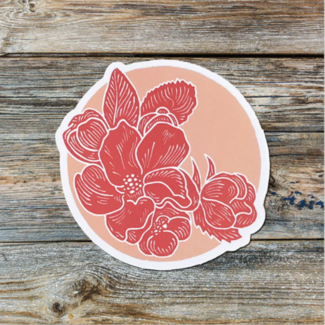 Crabapple Vinyl Sticker