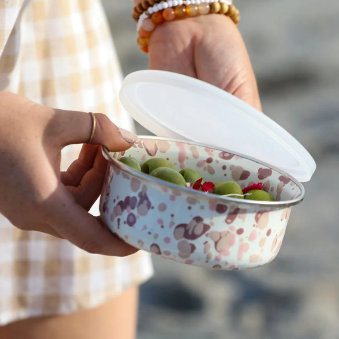 Crow Canyon Catalina Storage Bowl - Pink Sunset - Image 2