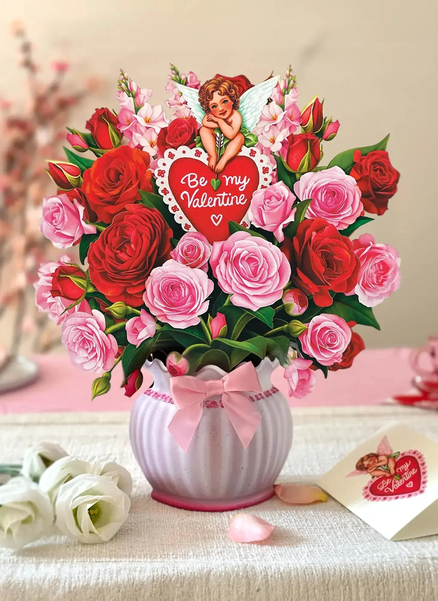 Cupid's Valentine FreshCut Paper Card - Image 2