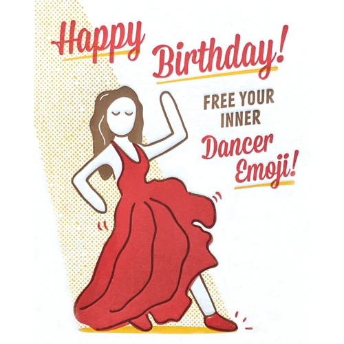 Dancer Emoji Birthday