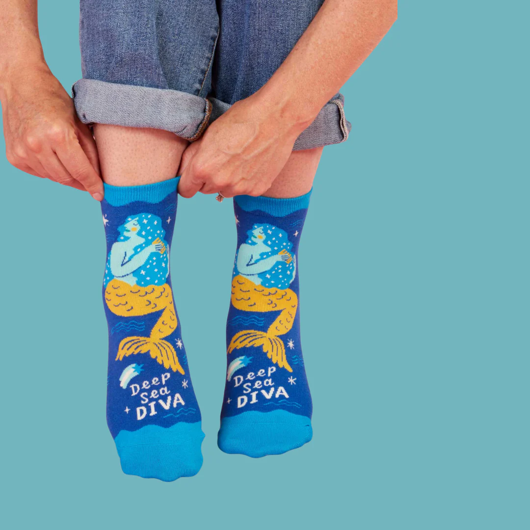 Deep Sea Diva Women's Ankle Socks - Image 2