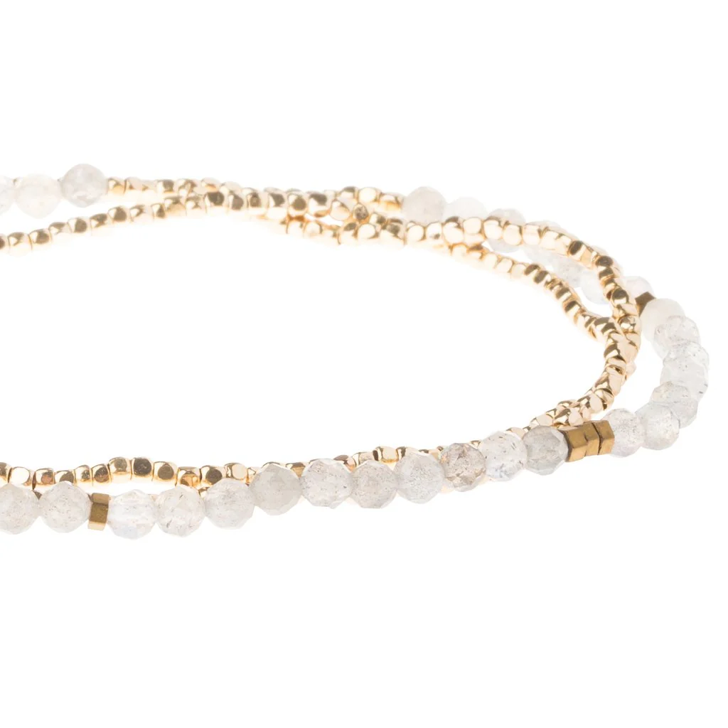 Delicate Stone Bracelet & Necklace  Labradorite - Stone of Magic - Image 3