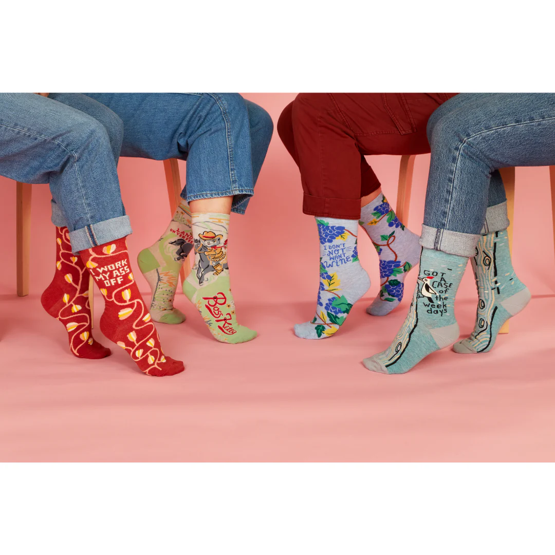 Don't Not Want Wine Crew Socks - Image 3
