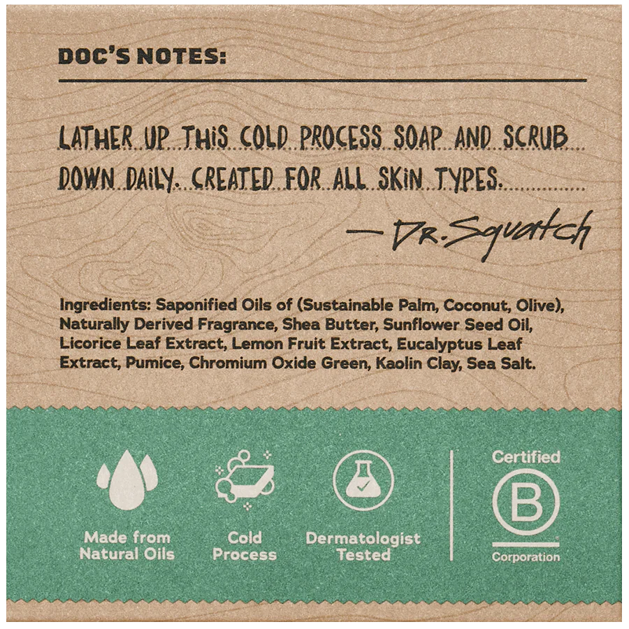 Dr. Squatch Bar Soap - Rainforest Rapids - Image 2