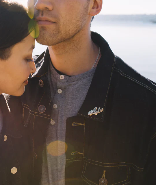 Enamel Pin - Orca - Image 2