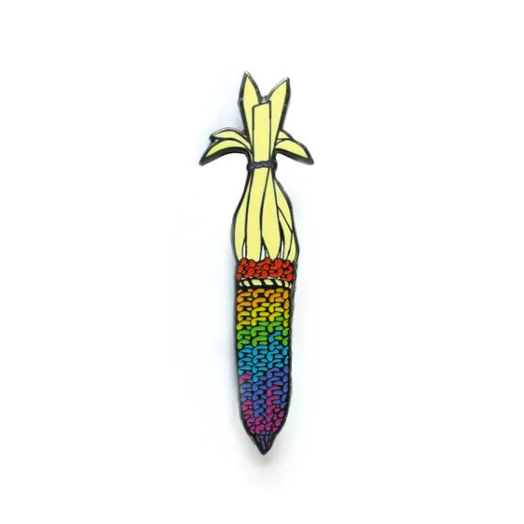 Enamel Pin - Rainbow Corn - Image 2