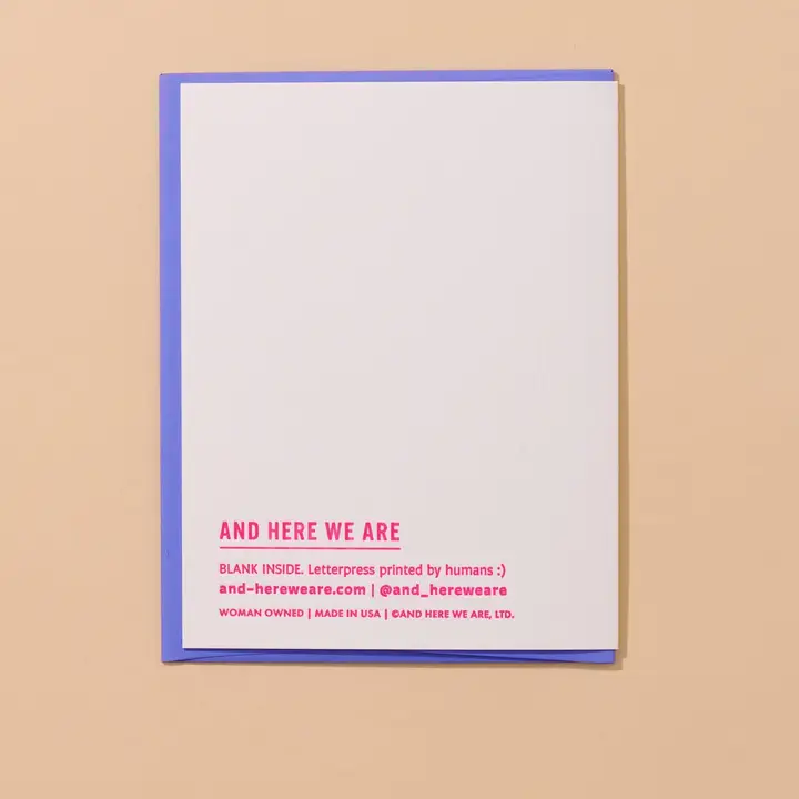 Eternal Love Letterpress Wedding Card - Image 3