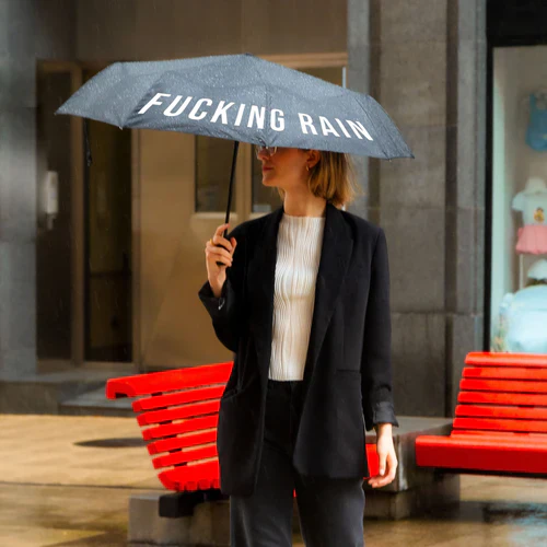 F*cking Rain Foldable Umbrella - Image 2