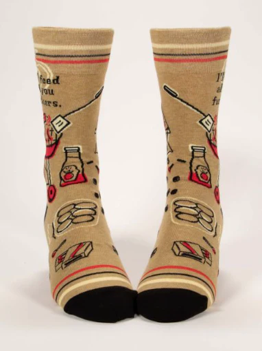 Feed you F*ckers Men's Socks - Image 2