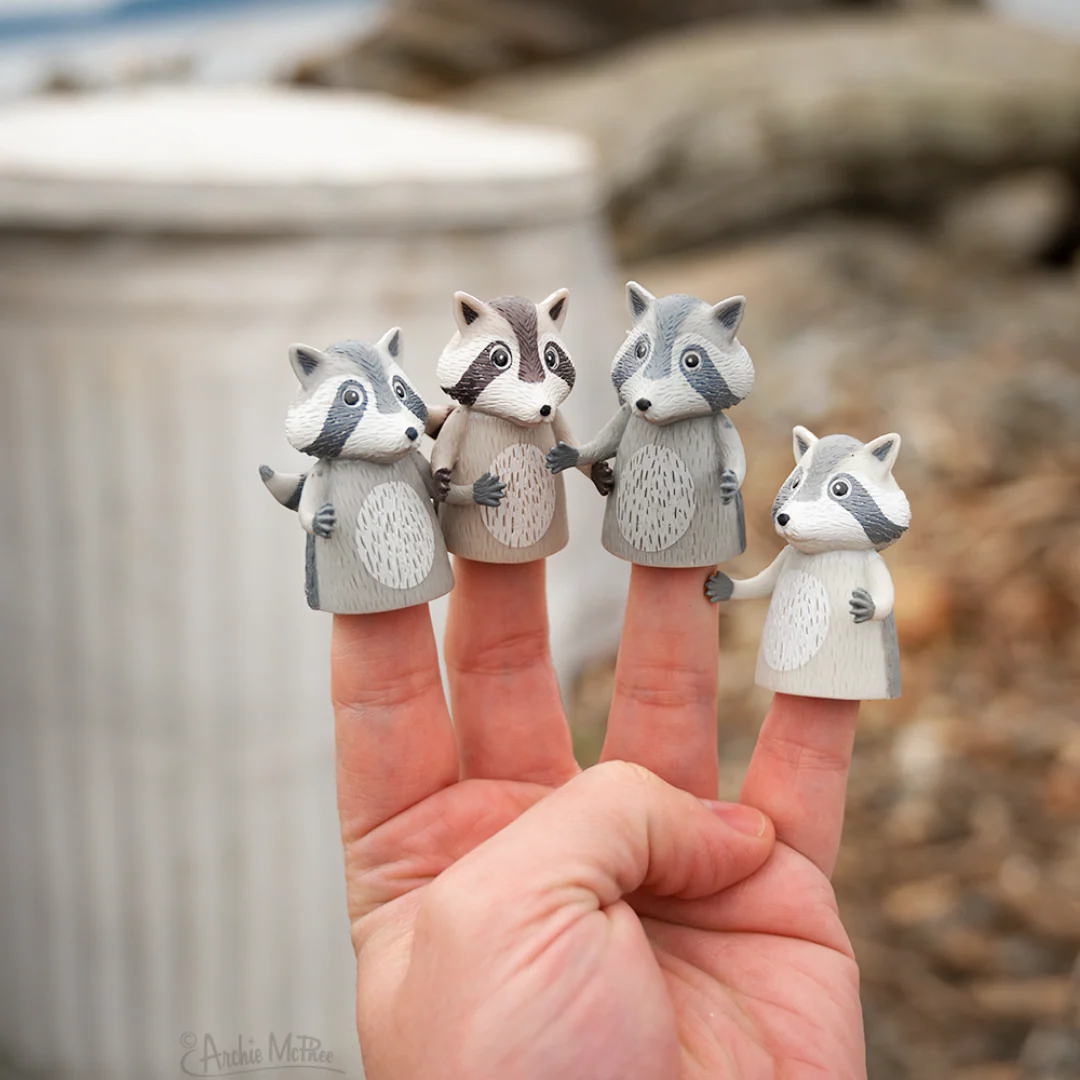 Finger Raccoons - Image 2