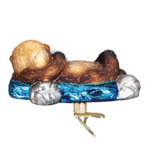 Floating Sea Otter Ornament - Image 3