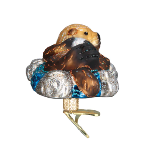 Floating Sea Otter Ornament - Image 4