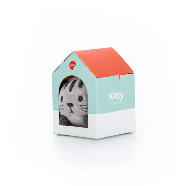 Fluffy Gray Kitty Bookmark - Image 3