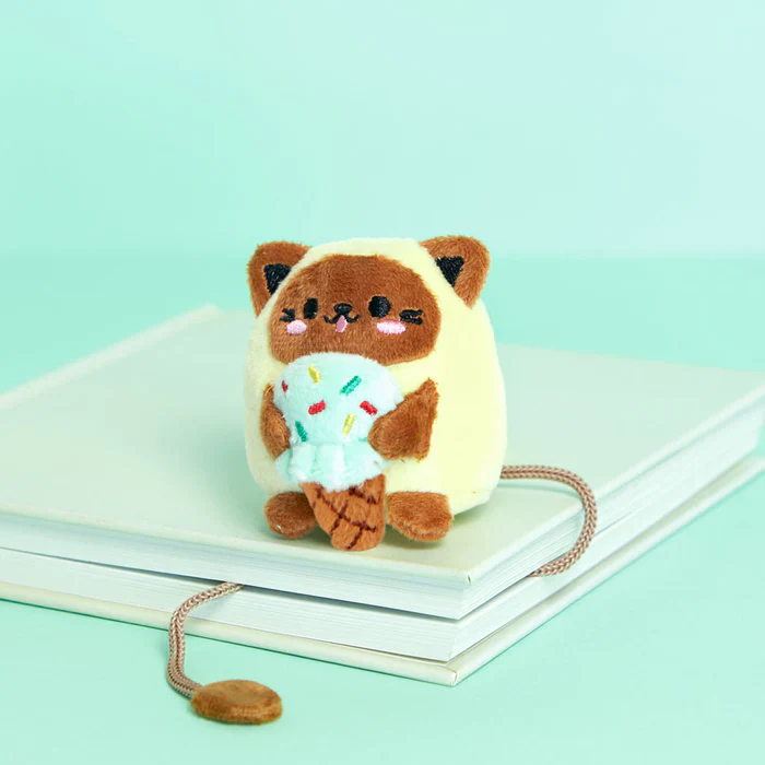 Fluffy Kawaii Minty Bookmark - Image 2