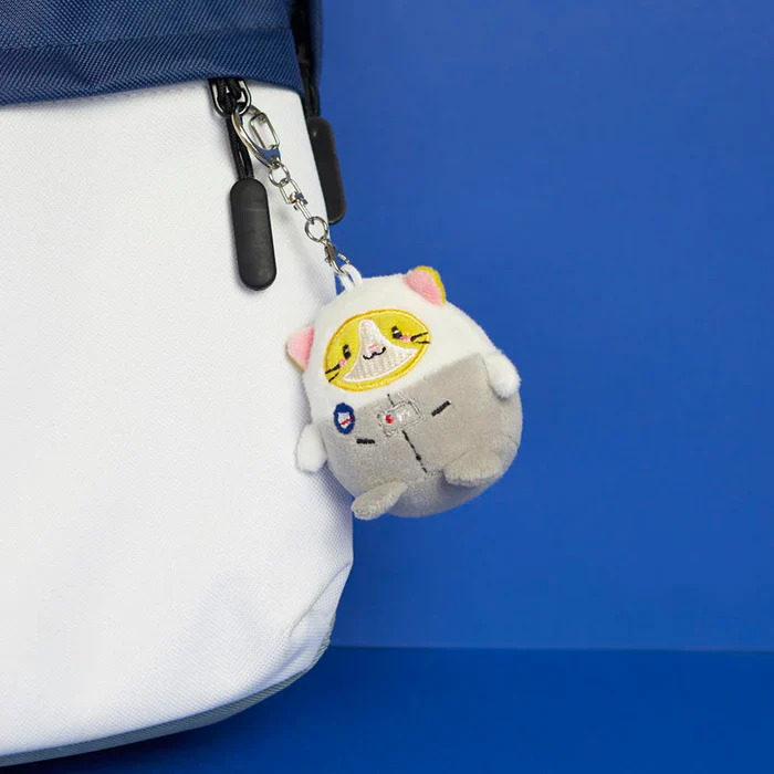 Fluffy Astrocat Keychain - Image 3