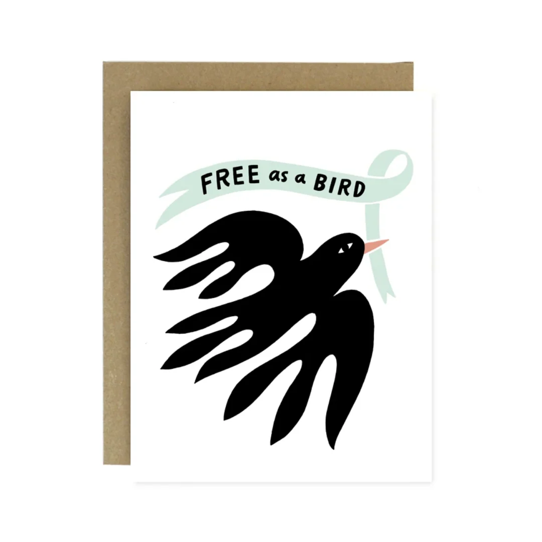 Free As A Bird Card