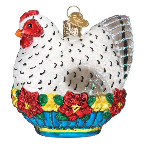 French Hen Ornament - Image 2