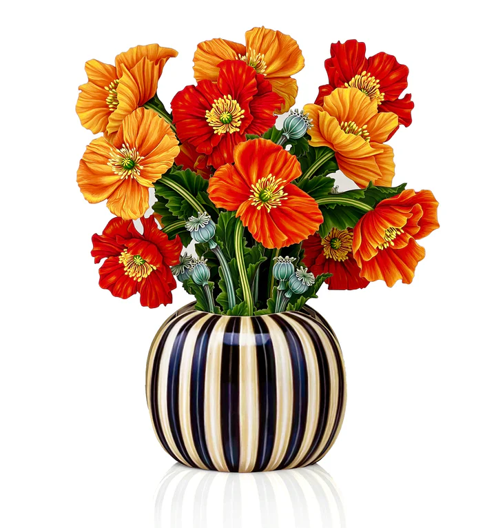 French Poppies FreshCut Paper Card - Image 3