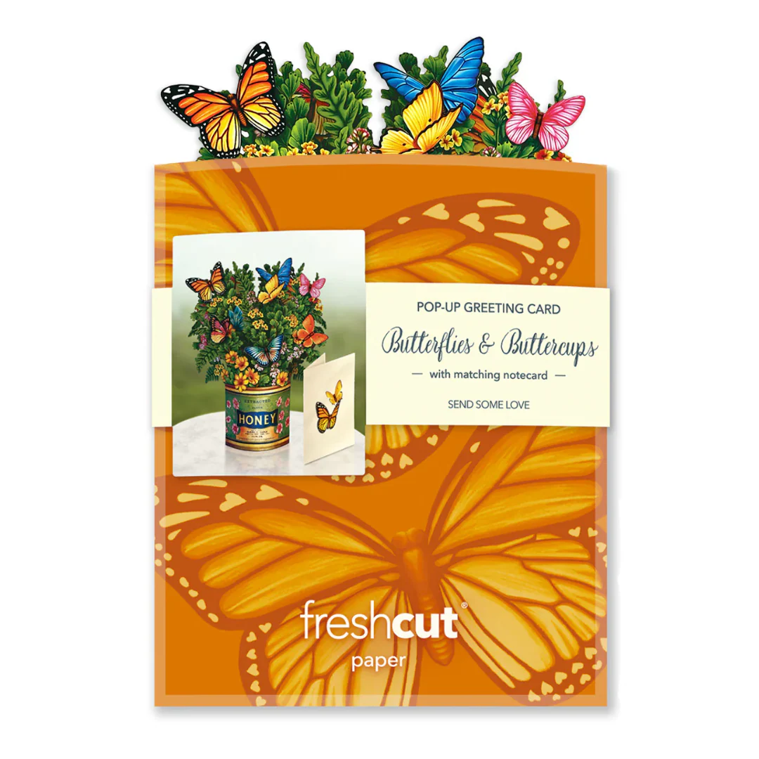 Mini Butterflies & Buttercups Pop-up Card