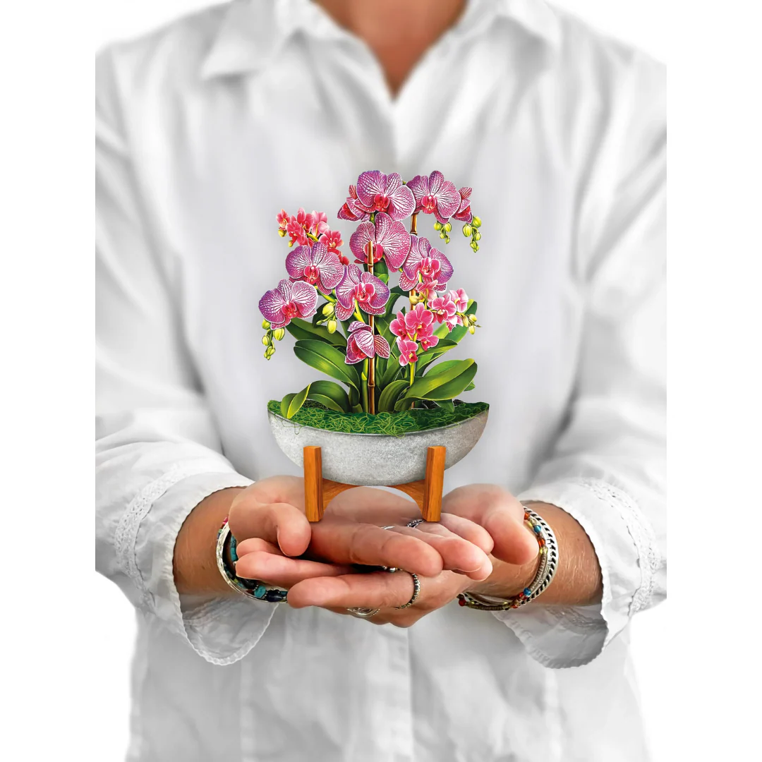 Mini Orchid Oasis Pop-up Card - Image 2