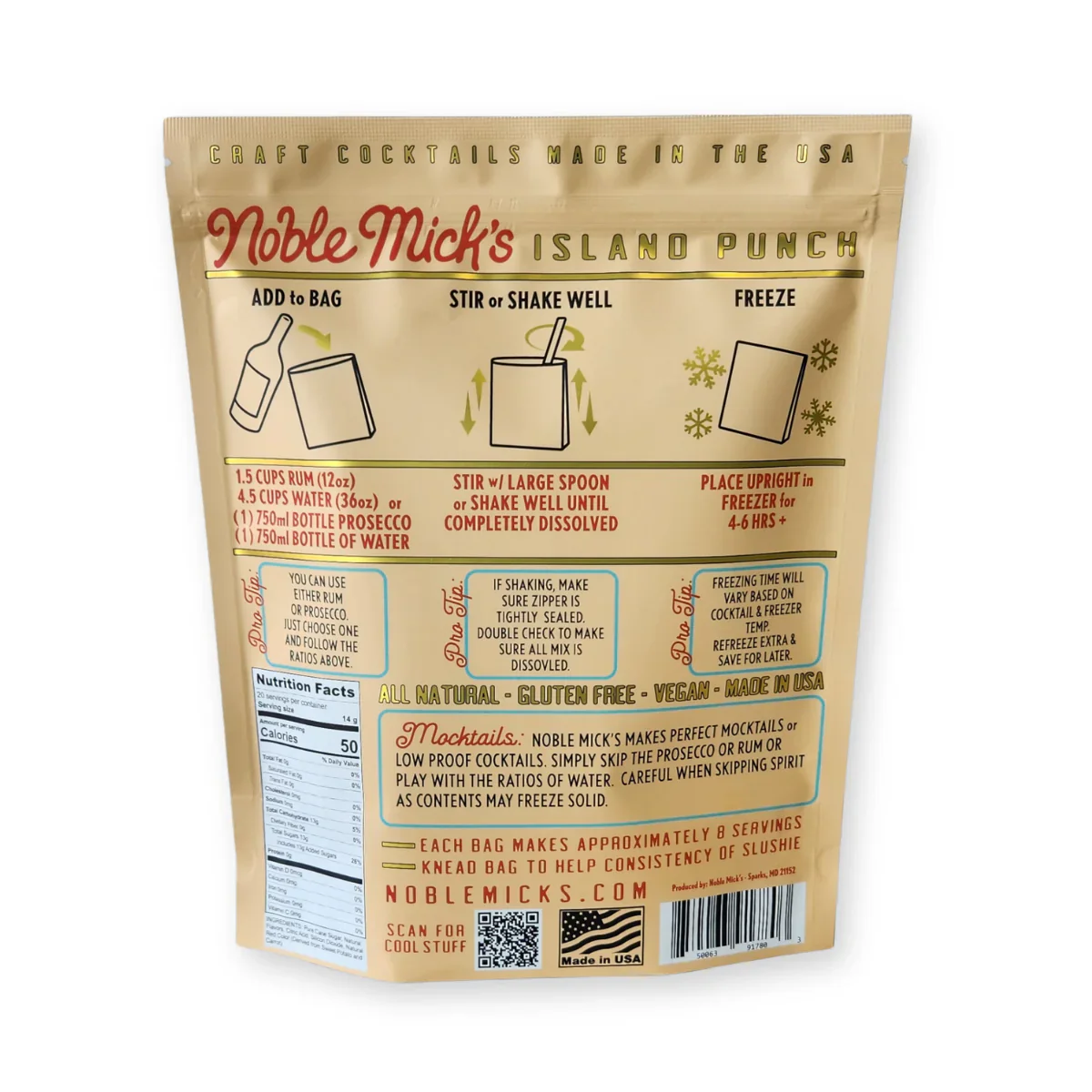 Frozen Craft Cocktail Mix - Island Punch - Image 2