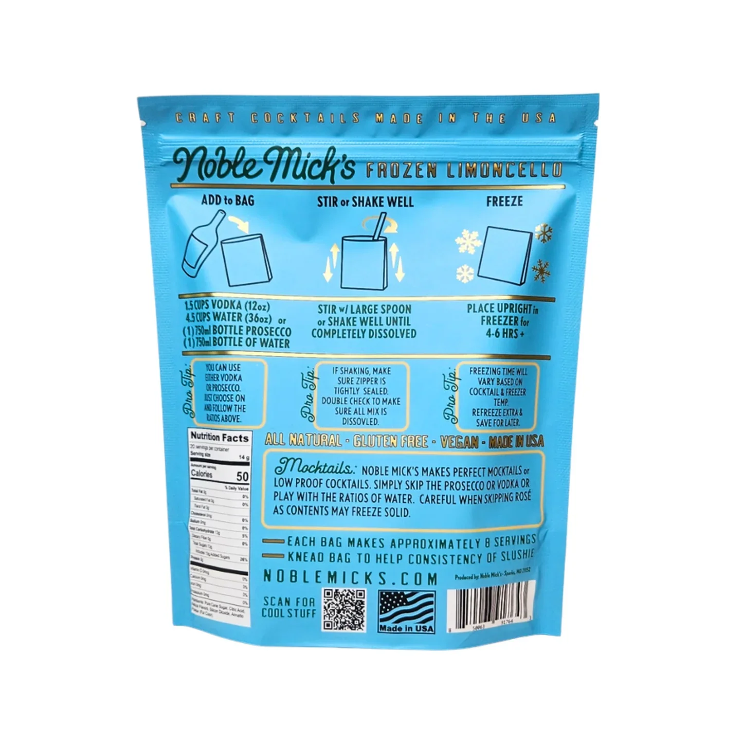 Frozen Craft Cocktail Mix - Limoncello - Image 2
