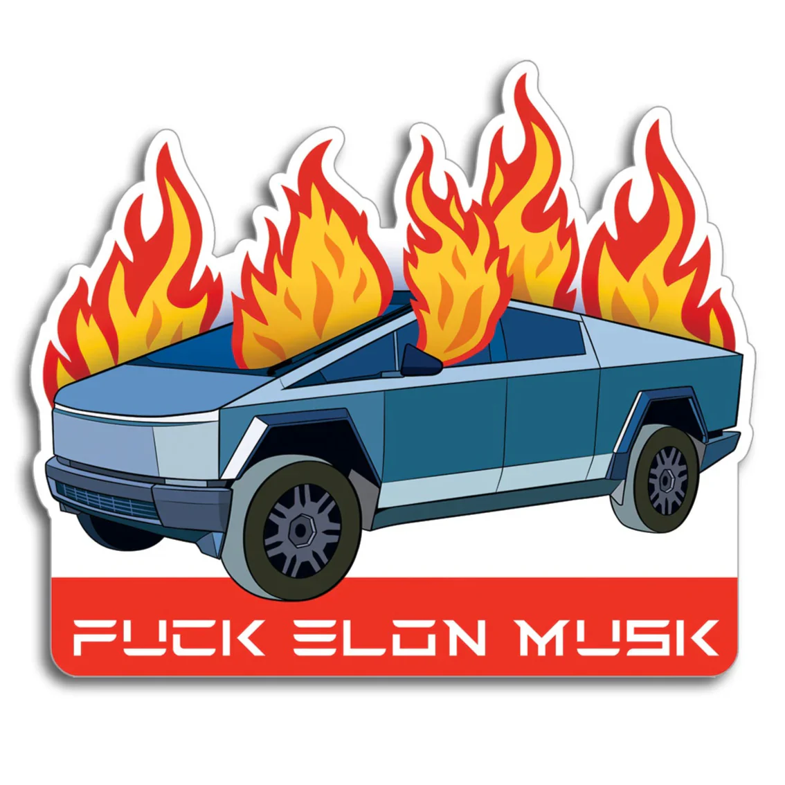 Fuck Elon Musk Sticker